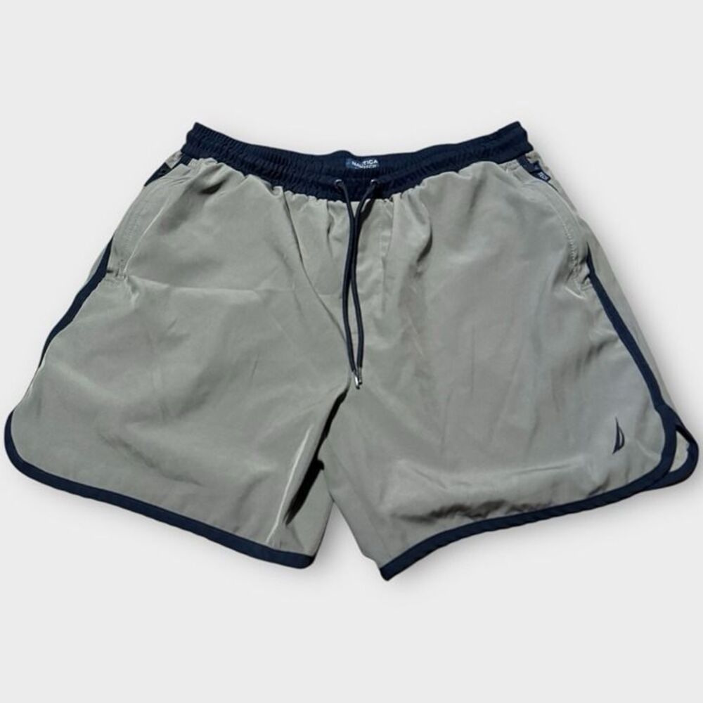 Nautica Men XL Competition Athletic Shorts Nav Tech Training Athletic Gym Active